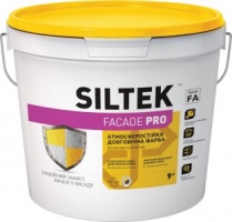 Фасадная краска акриловая SILTEK Faсade Pro, 9 л (универсальная) цена купить в Киеве